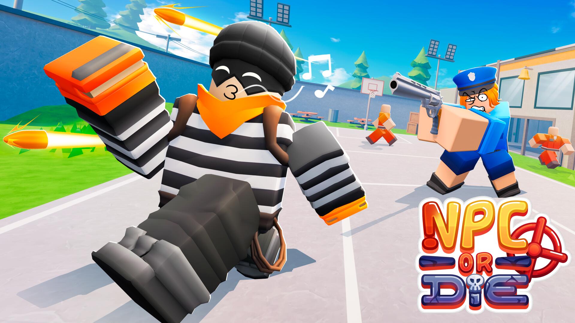 Discovery splash banner for NPC or DIE 💢 Discord server