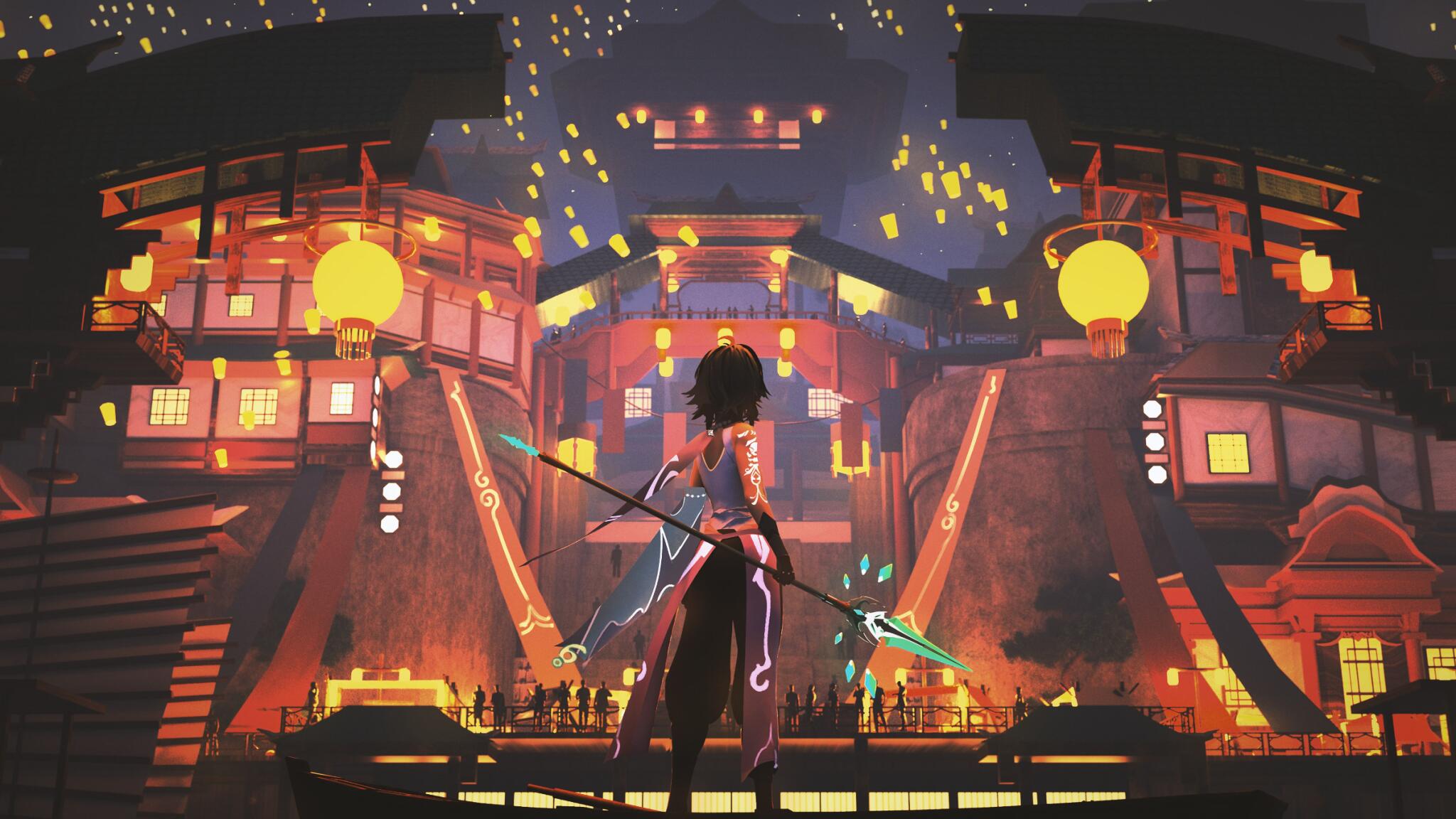 Discovery splash banner for 🏮 Liyue Harbor Discord server