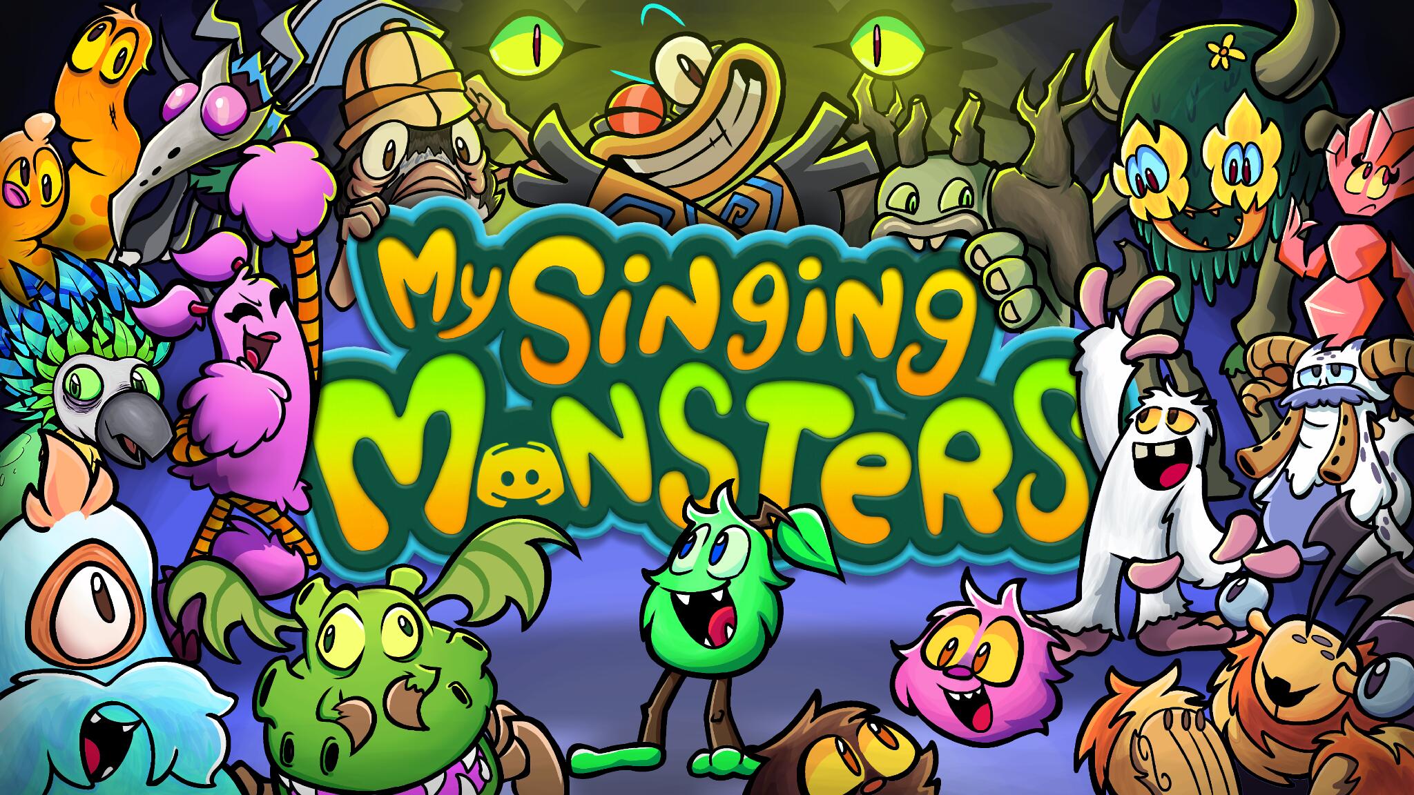 Discovery splash banner for My Singing Monsters Official Discord Server Discord server