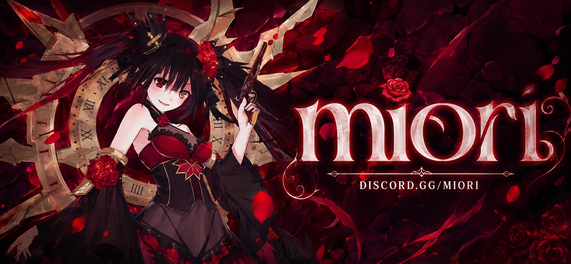 Discovery splash banner for 乂 Miori Anime & Manga #YETKİLİ ALIM Discord server