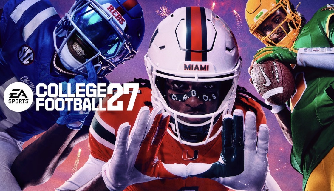 Discovery splash banner for EA SPORTS™ College Football 27 Discord server