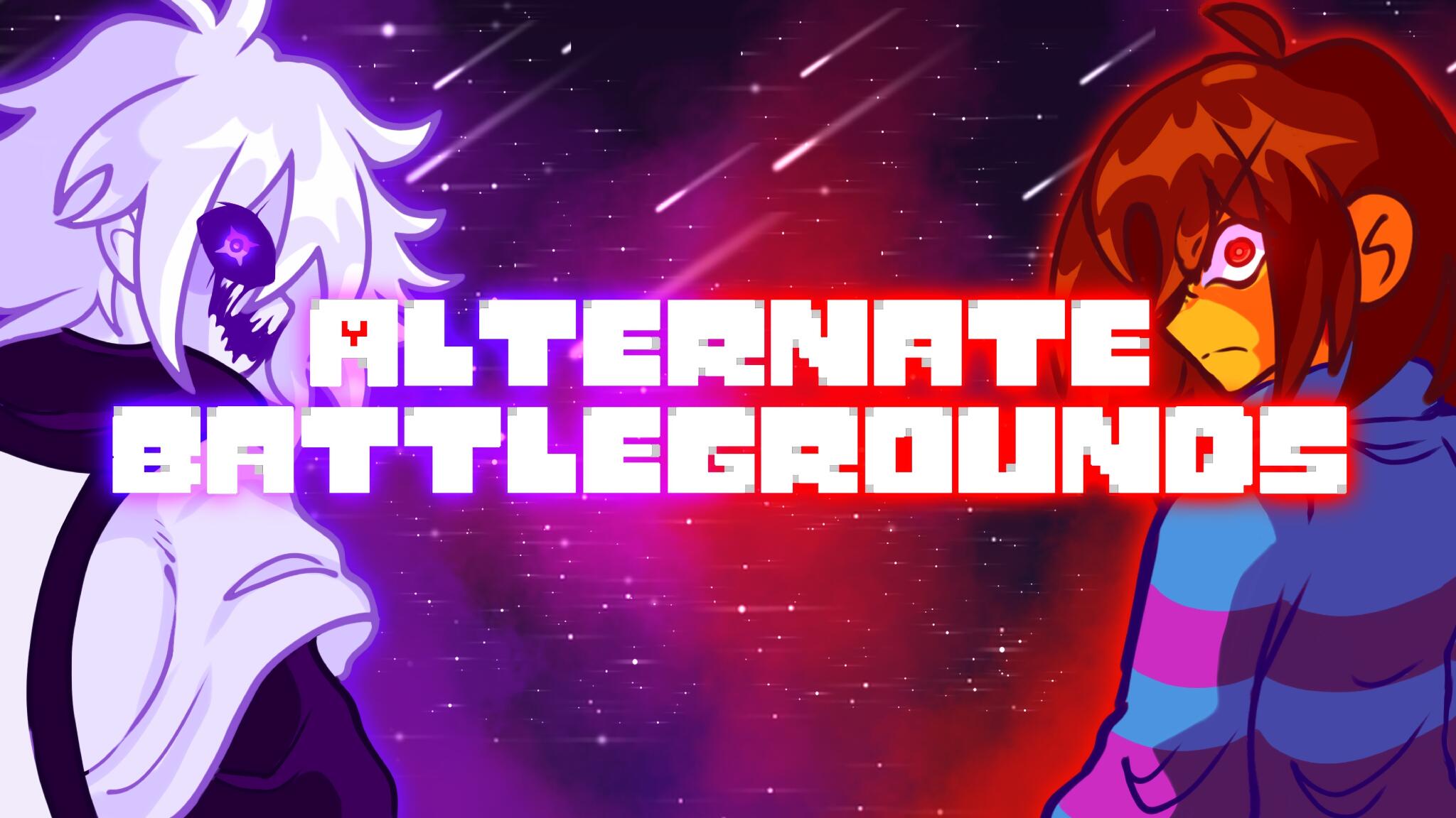 Discovery splash banner for Alternate Battlegrounds Discord server
