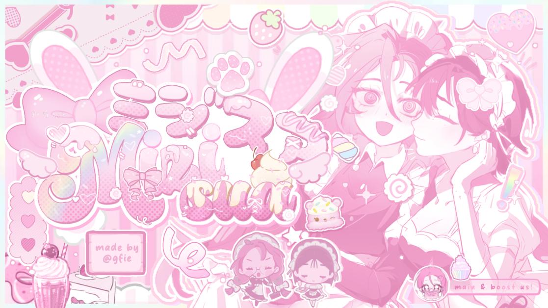 Discovery splash banner for ㆍ꒰🎀𓏼꒱ᣟ ݂ ノ mizi ♡ sua ᣟ𓈒𓏲˖ #layoutwip Discord server