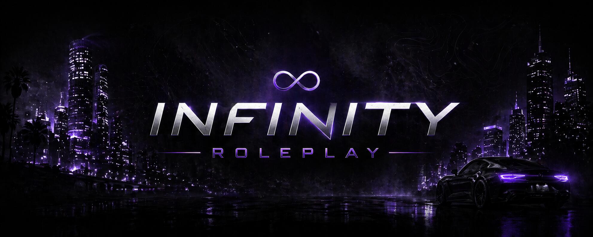 Discovery splash banner for Infinity Roleplay Discord server