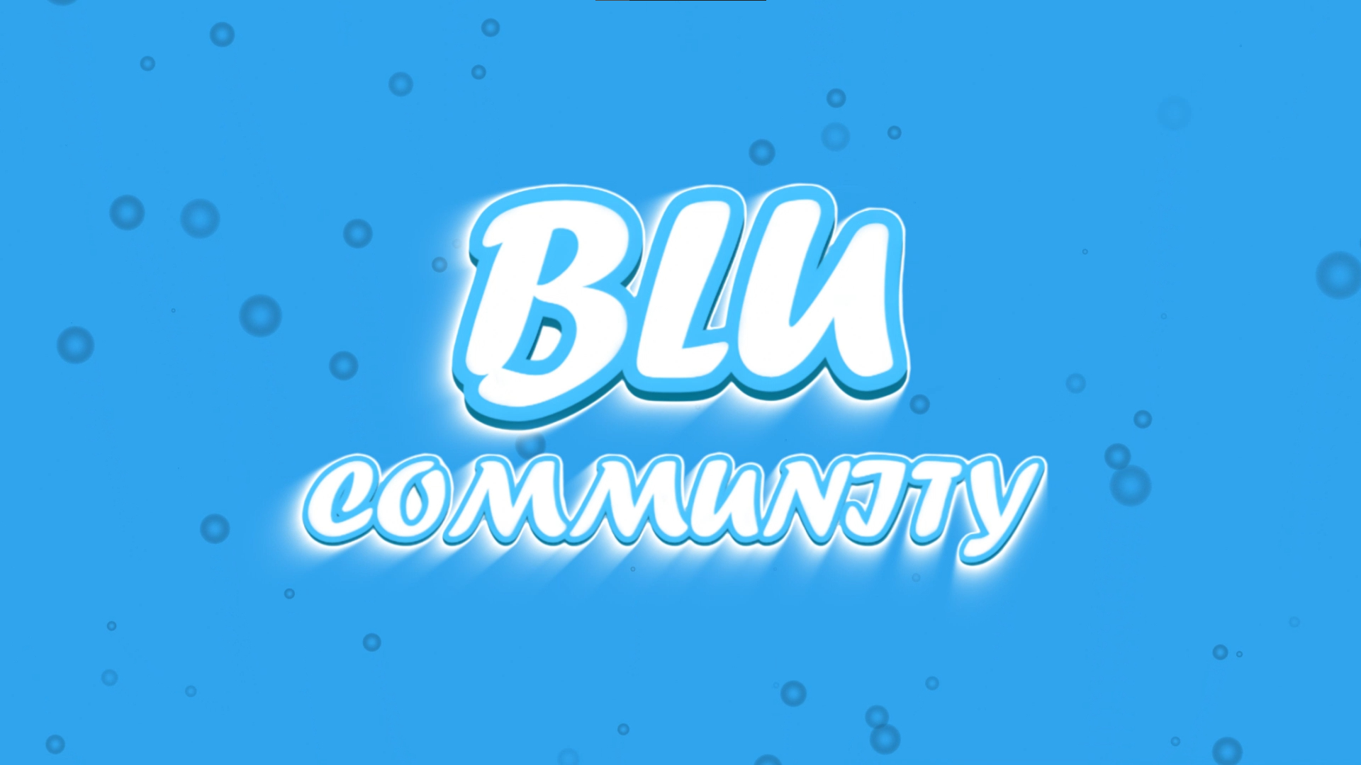 Discovery splash banner for 🔵 ・𝘽𝙡𝙪 𝘾𝙤𝙢𝙢𝙪𝙣𝙞𝙩𝙮・🔵 Discord server