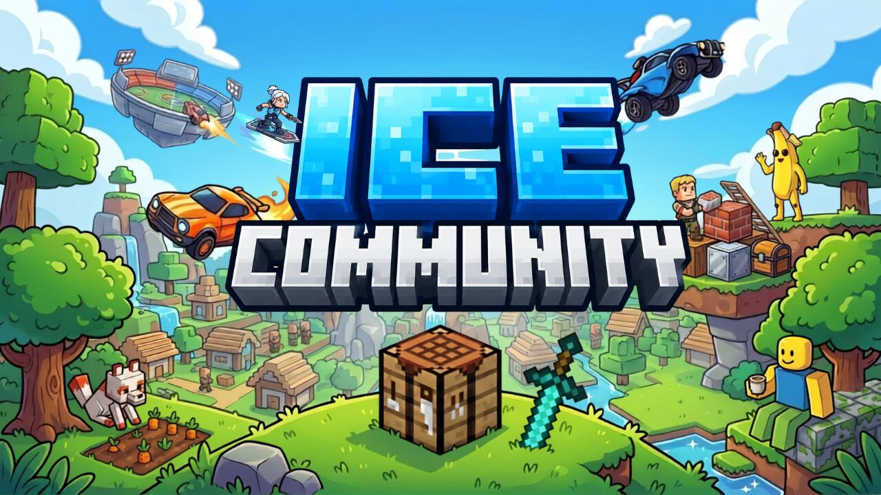 Discovery splash banner for Ice Community Discord server