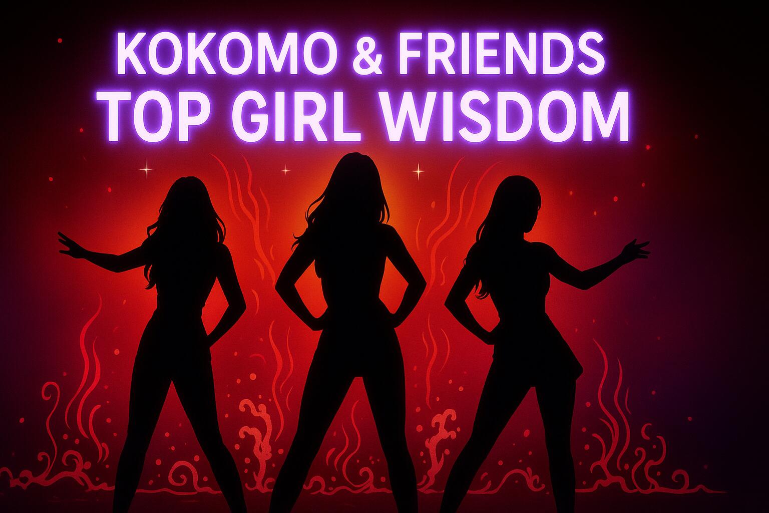 Discovery splash banner for Kokomo and Friends Top Girl Wisdom Discord server