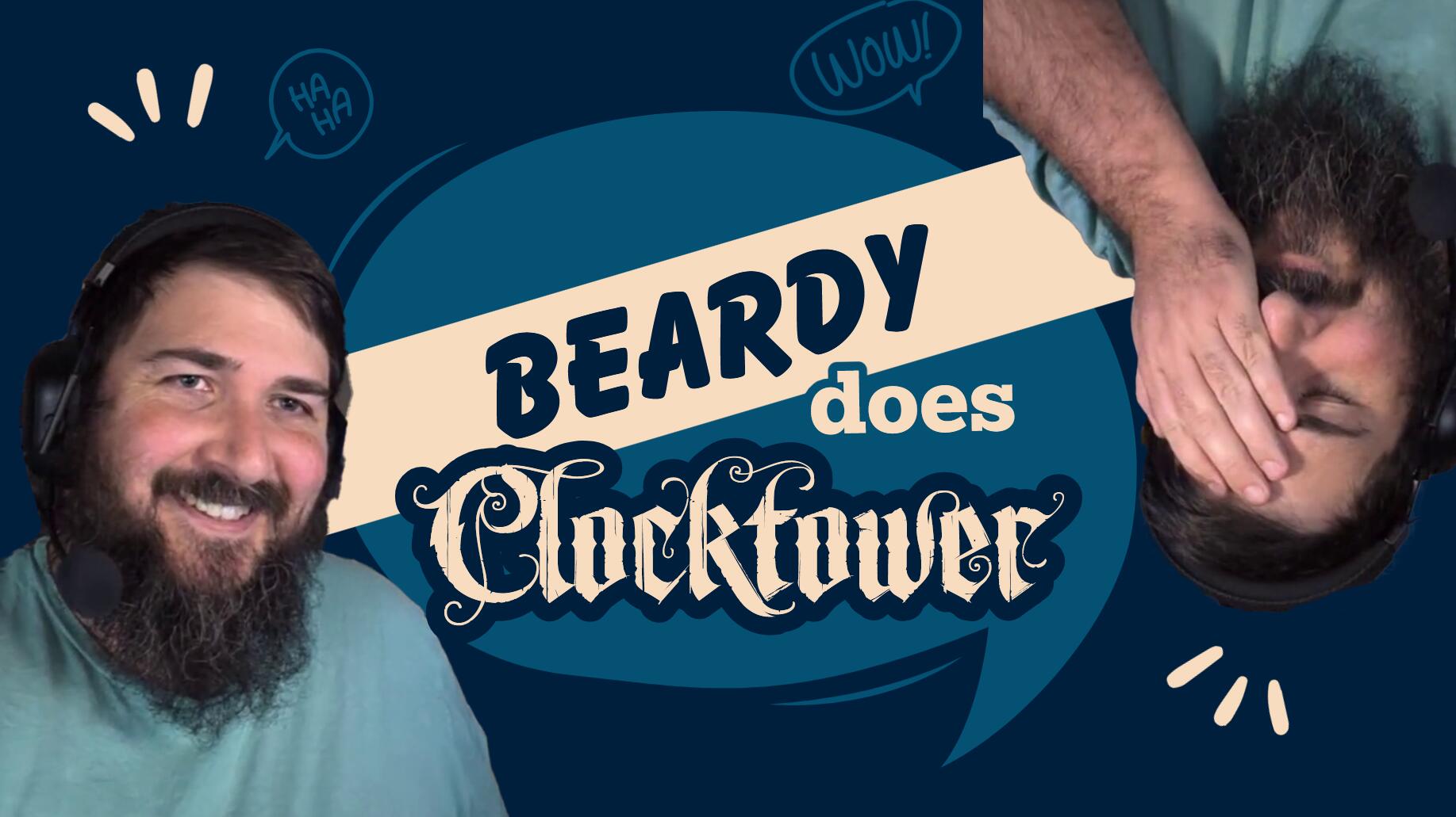 Discovery splash banner for Beardy Does Clocktower Discord server