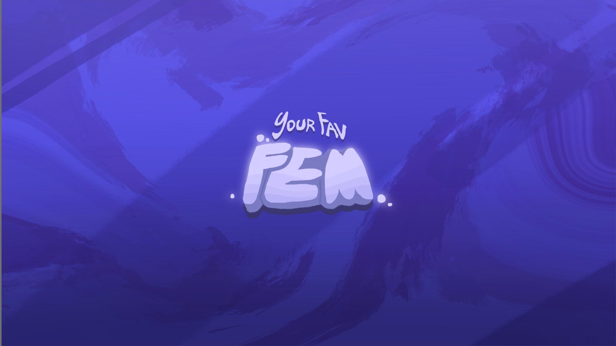 Discovery splash banner for Fem's Lounge Discord server