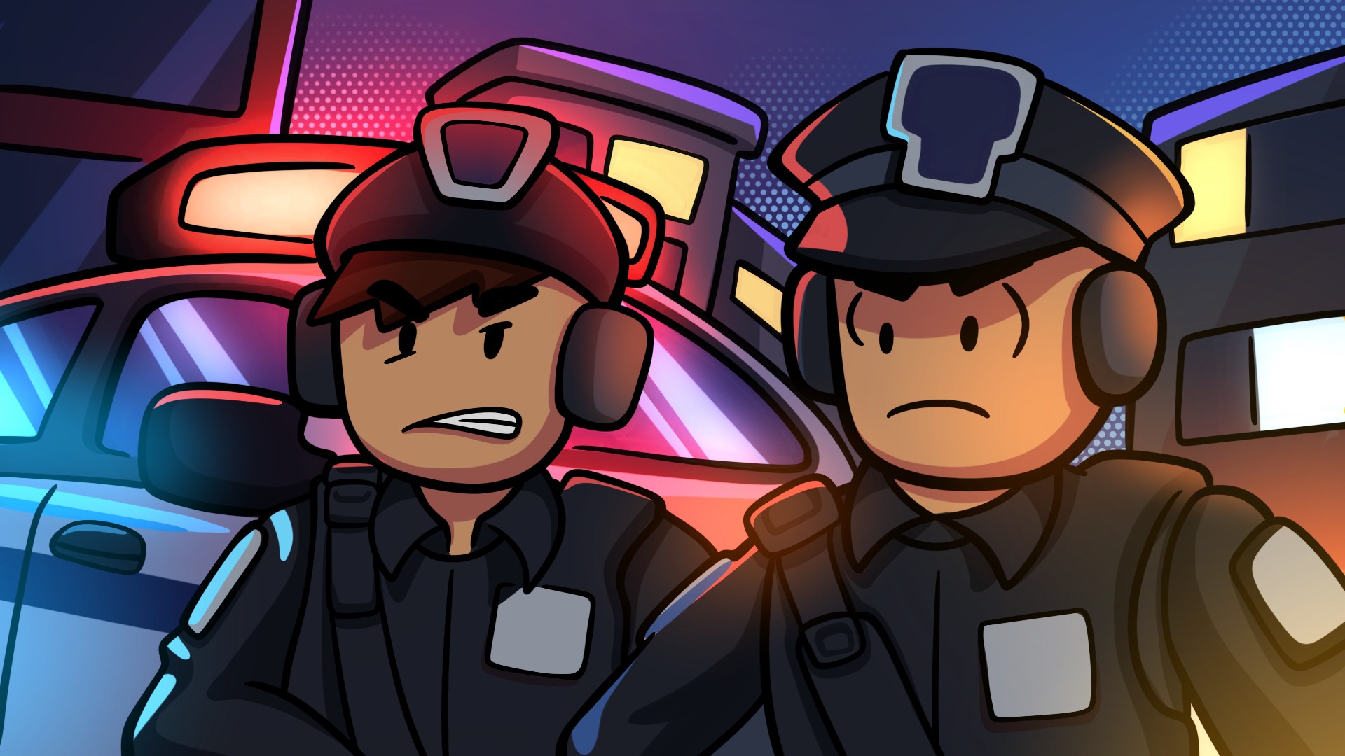 Discovery splash banner for Dispatch: Police Simulator Discord server