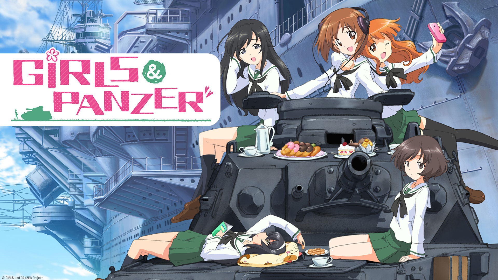 Discovery splash banner for Girls Und Panzer Discord server