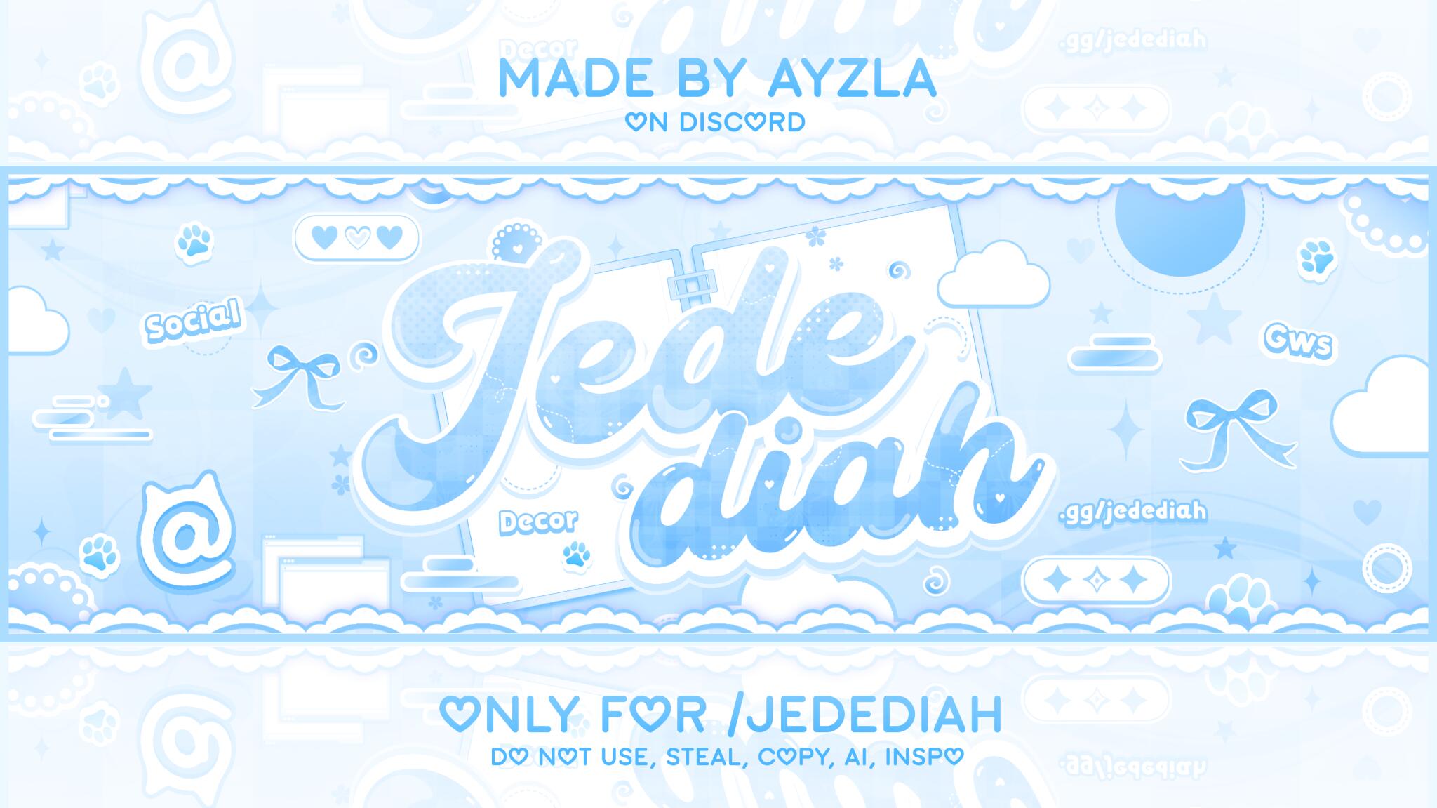 Discovery splash banner for ʚ. jedediah ଓ Discord server