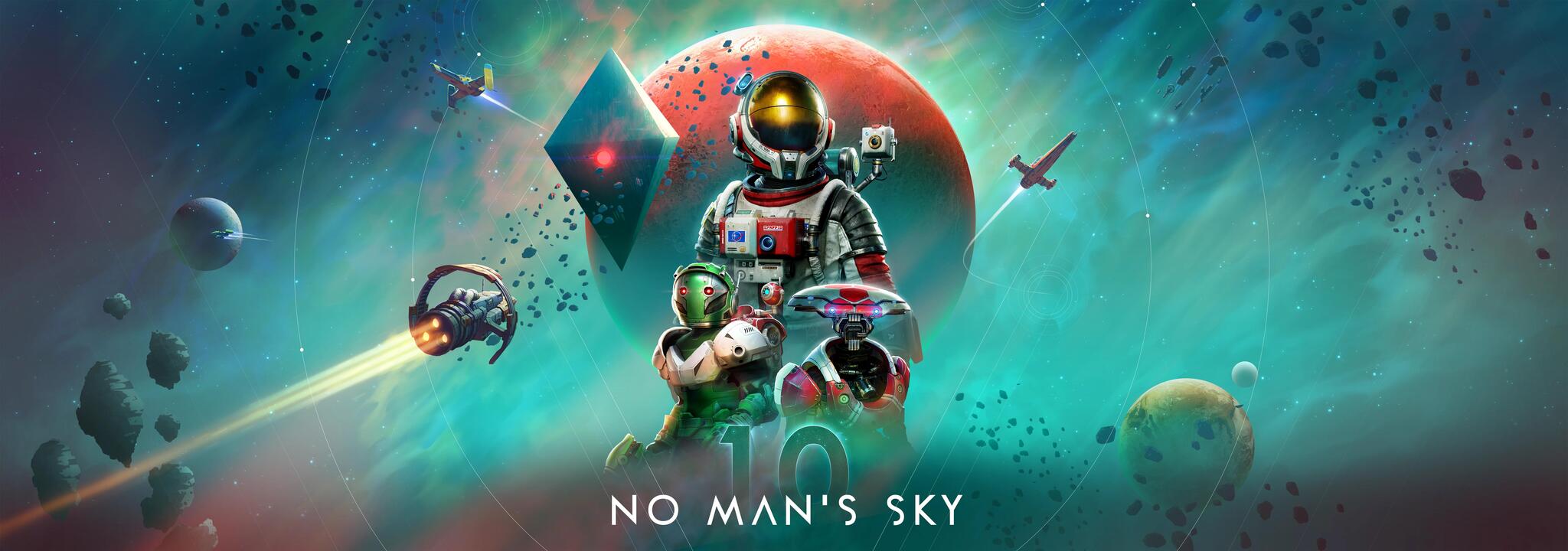 Discovery splash banner for No Man's Sky Discord server
