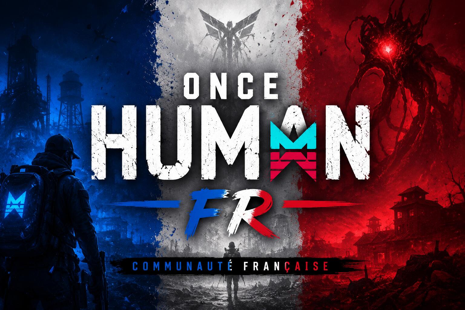 Discovery splash banner for Once Human France Discord server