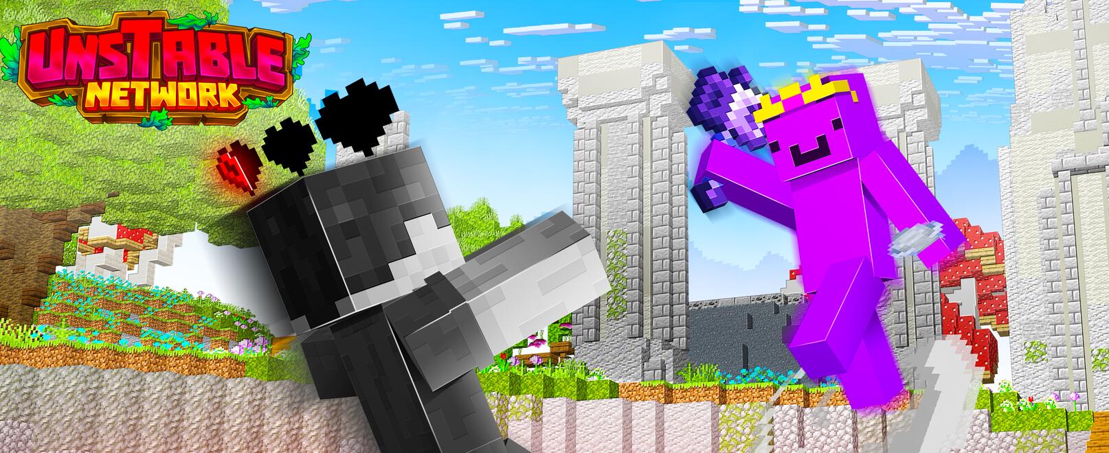 Discovery splash banner for Unstable Network Discord server