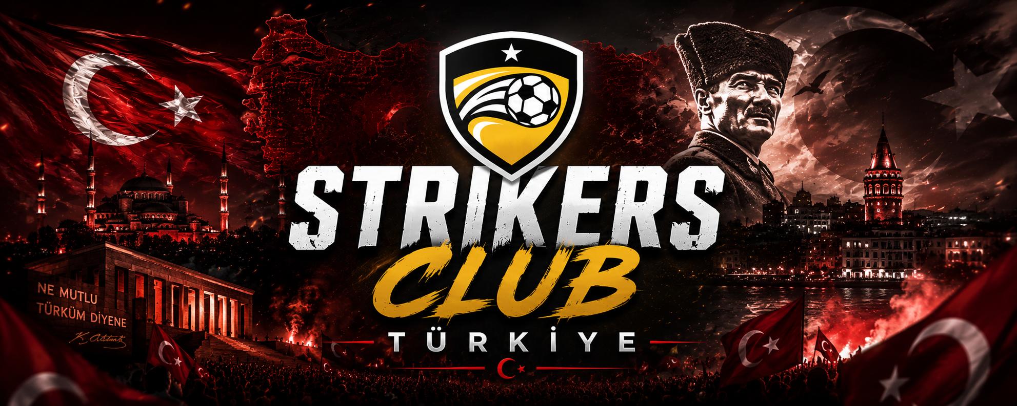 Discovery splash banner for Strikers Club - Türkiye Discord server