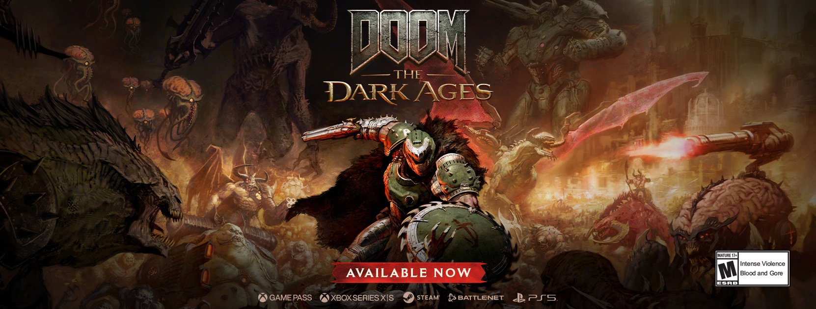 Discovery splash banner for DOOM Discord server