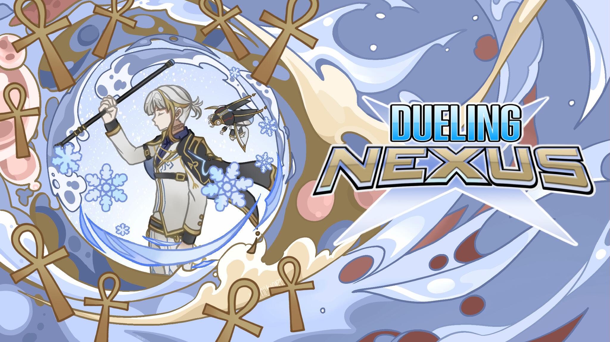 Discovery splash banner for Dueling Nexus Discord server
