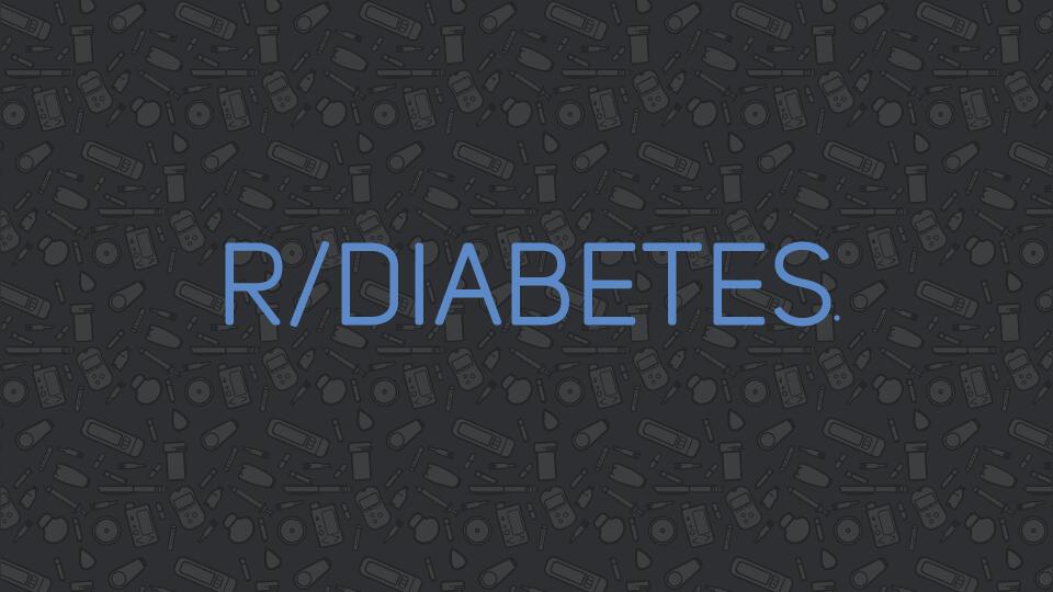 Discovery splash banner for r/Diabetes Discord server