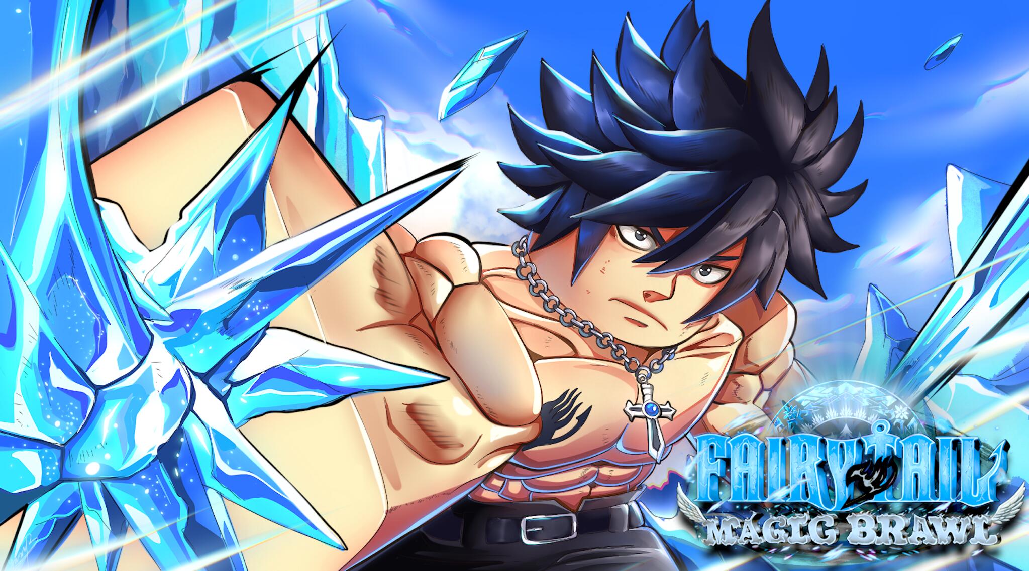 Discovery splash banner for Fairy Tail: Magic Brawl 2 Discord server