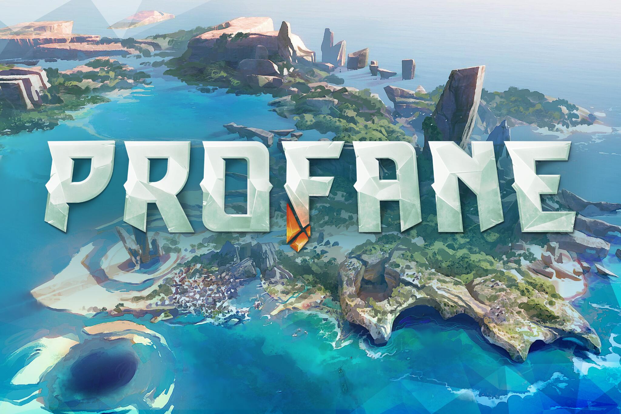 Discovery splash banner for Profane Discord server