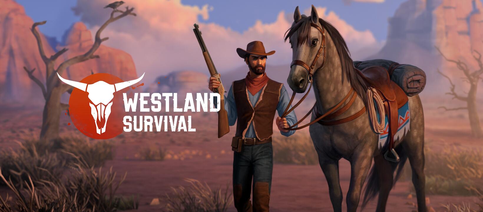 Discovery splash banner for Westland Survival Official Discord server
