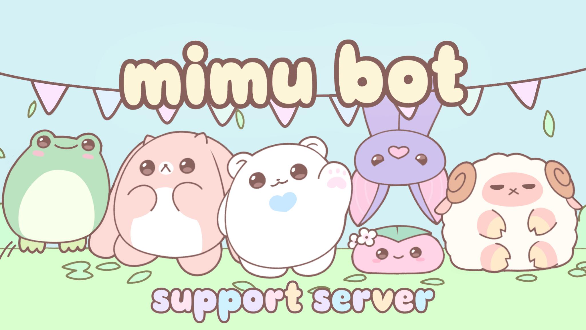 Discovery splash banner for = m i m u = Discord server
