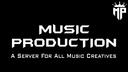 Discovery splash banner for Music Production Discord server