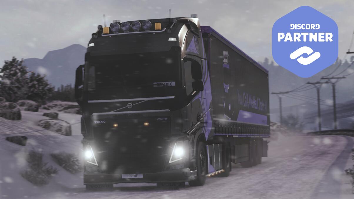 Discovery splash banner for Prime Logistics Discord server