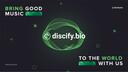 Discovery splash banner for discify.bio Discord server