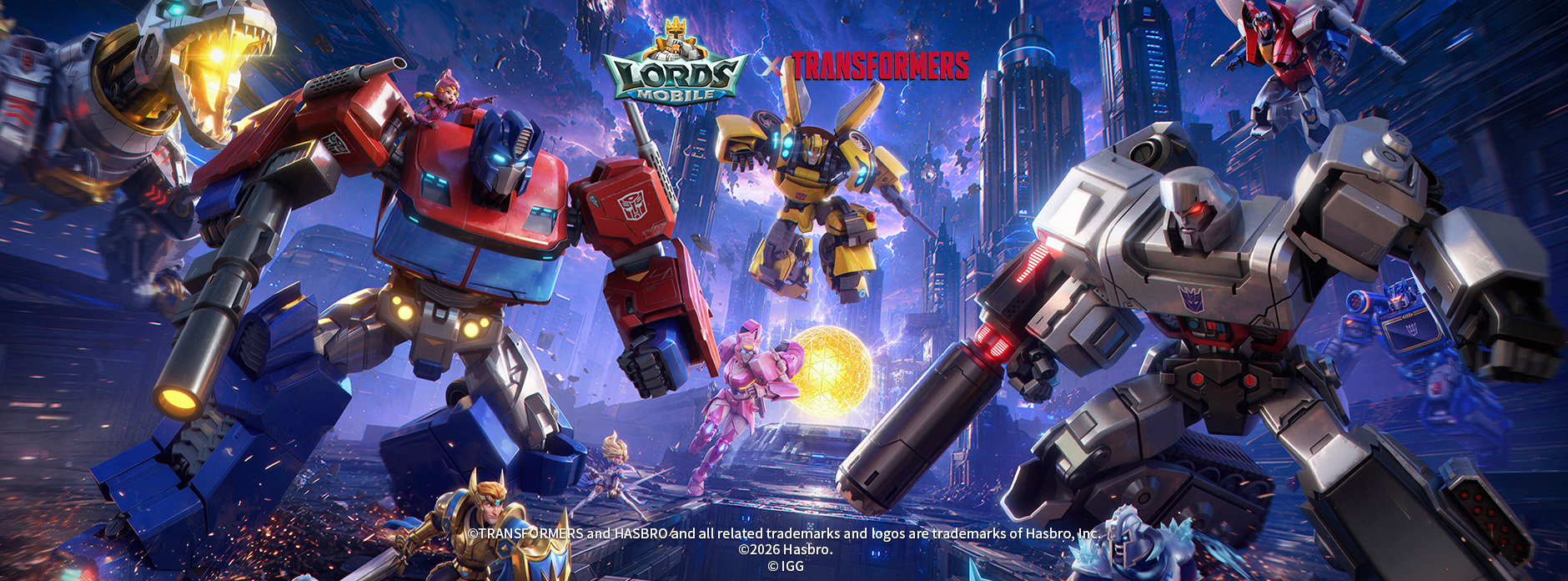 Discovery splash banner for Lords Mobile IT Discord server