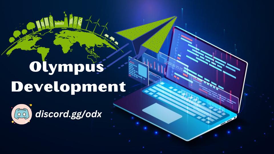 Discovery splash banner for Olympus Development™ | Programming, Support & Tech Discord server