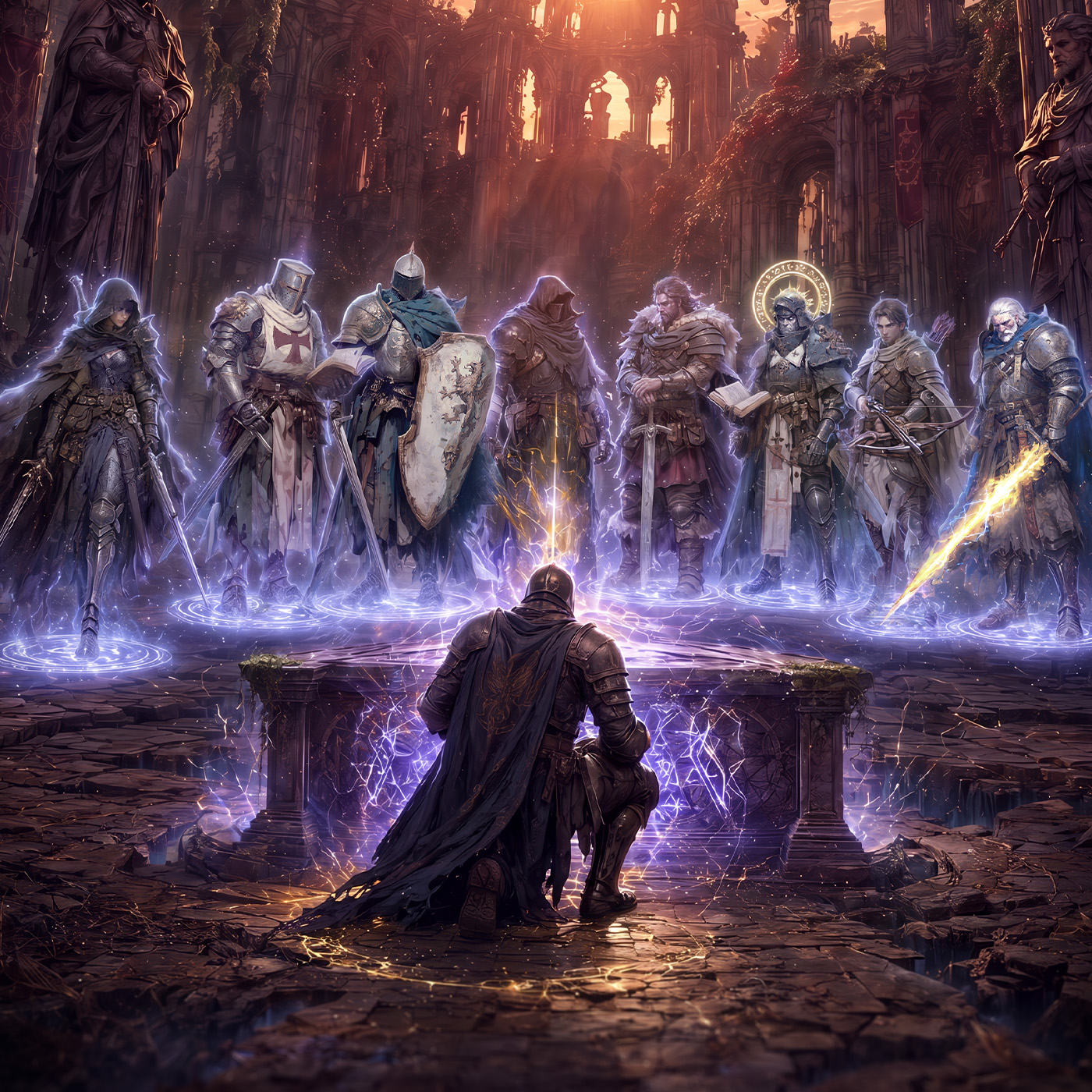 Discovery splash banner for Battleknight Discord server