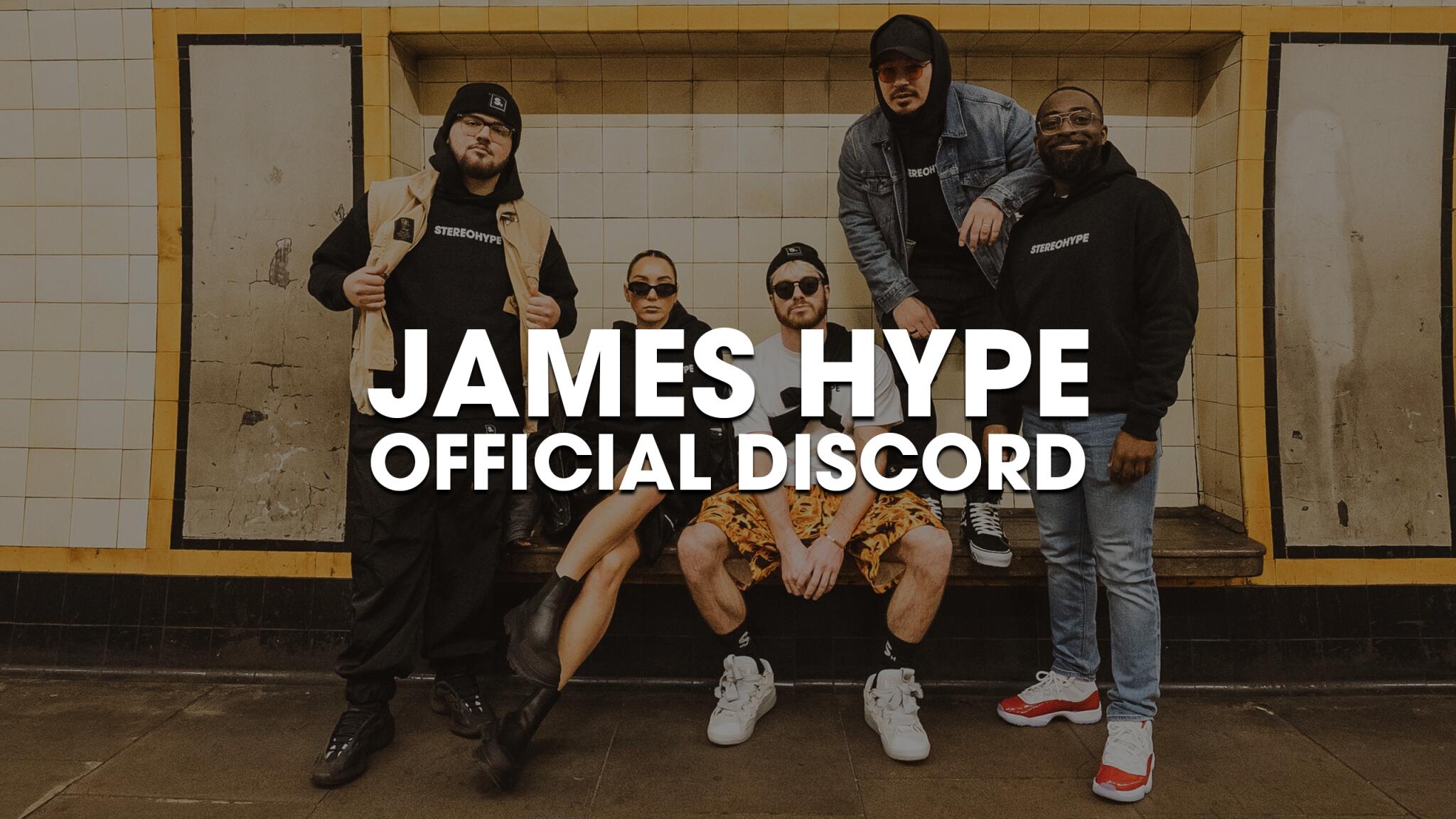 Discovery splash banner for James Hype Discord server