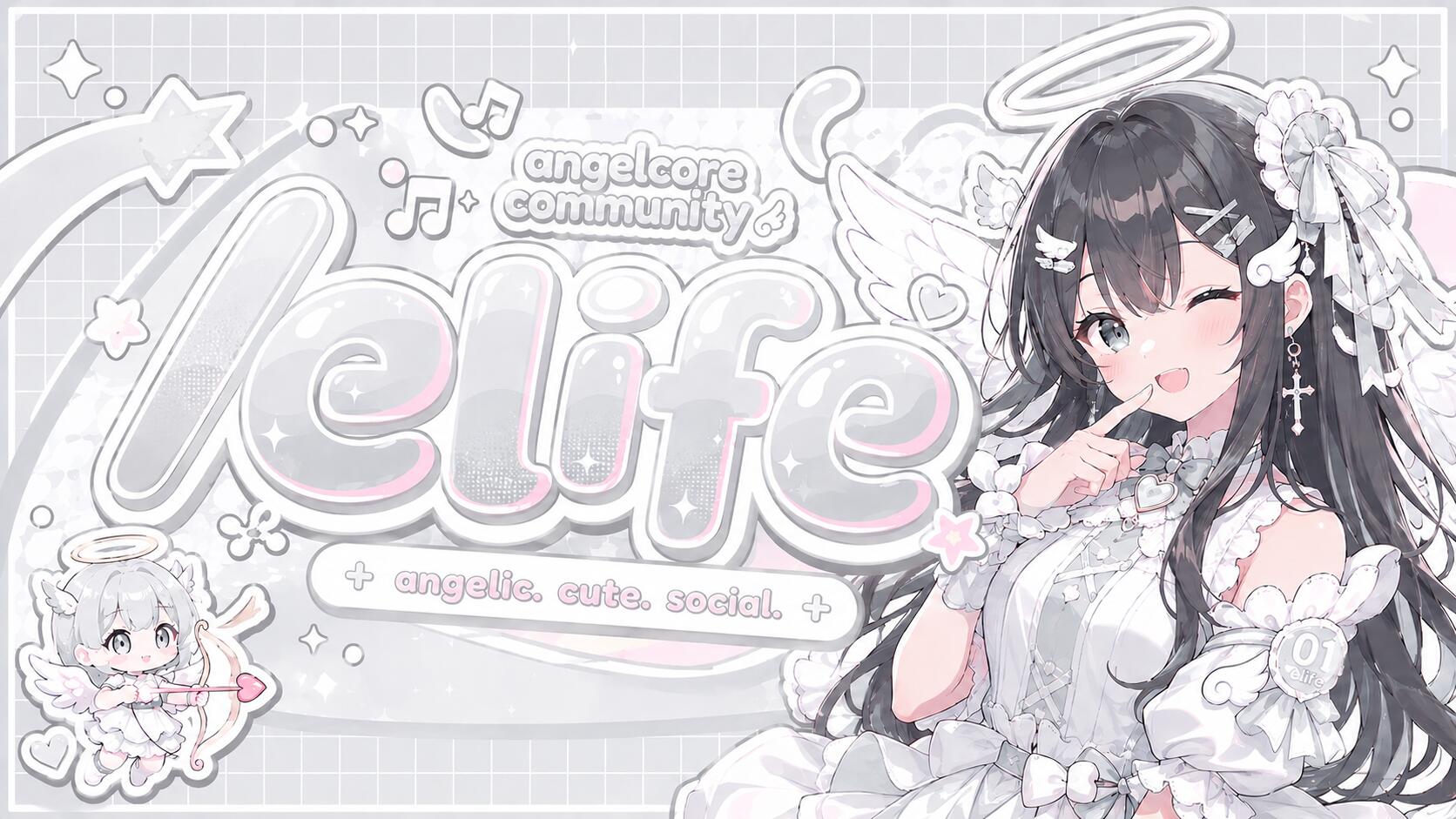 Discovery splash banner for đĻĸ elife āģęąđãclansīšdmīšfriendsīšcuteīšemojisīšsocialīšvcīšrobloxīšgws Discord server