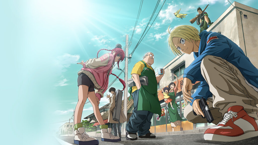Discovery splash banner for SAKAMOTO DAYS Discord server