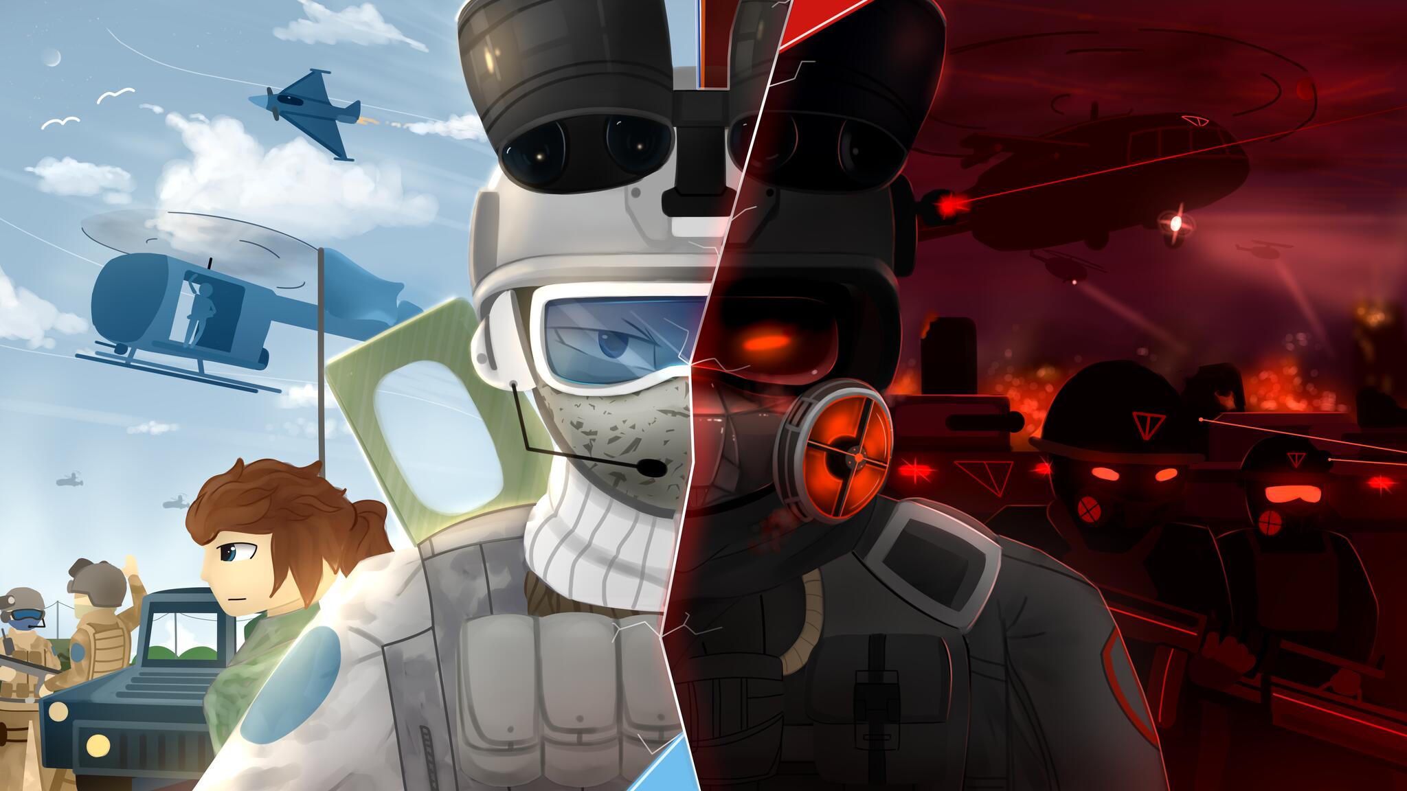Discovery splash banner for Base Battles Discord server