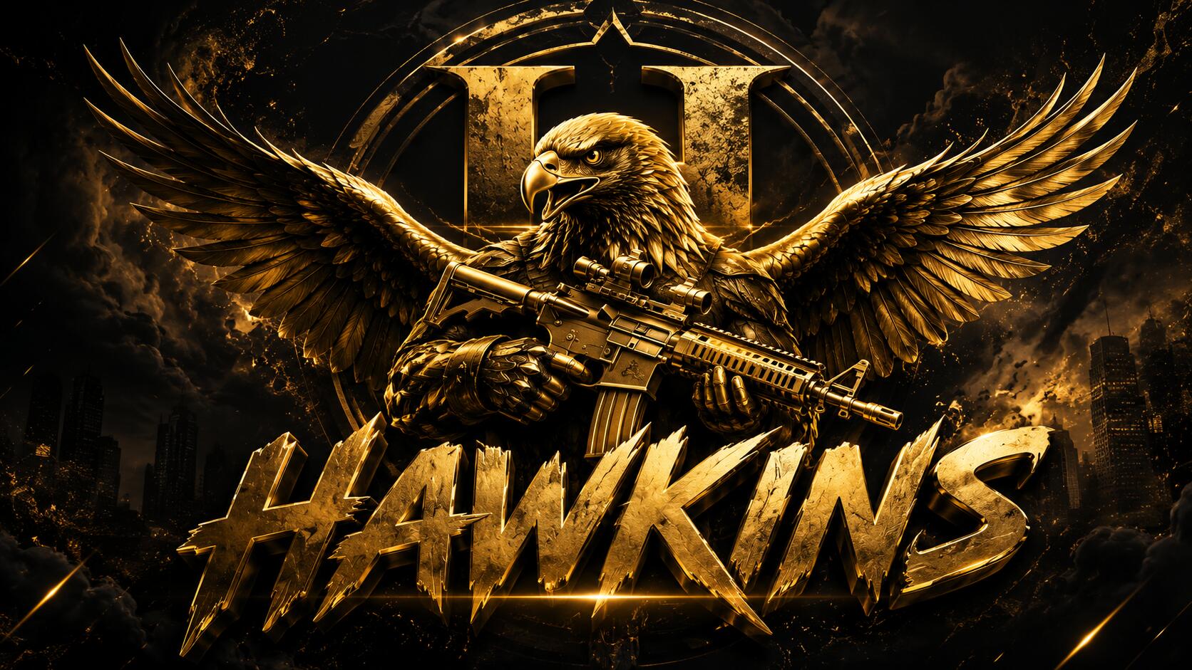Discovery splash banner for Hawkins Discord server