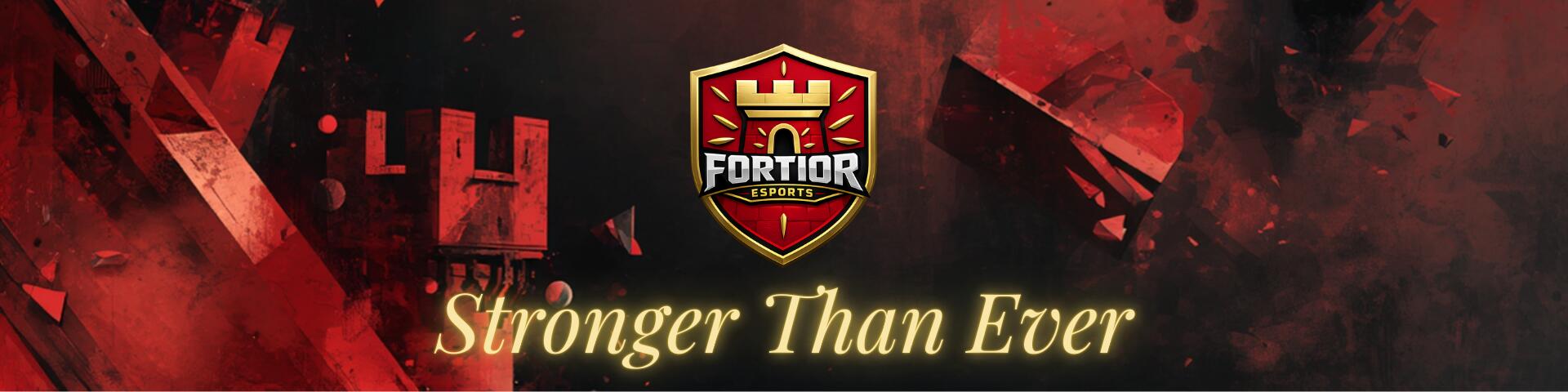Discovery splash banner for Fortior Esports LLC Discord server
