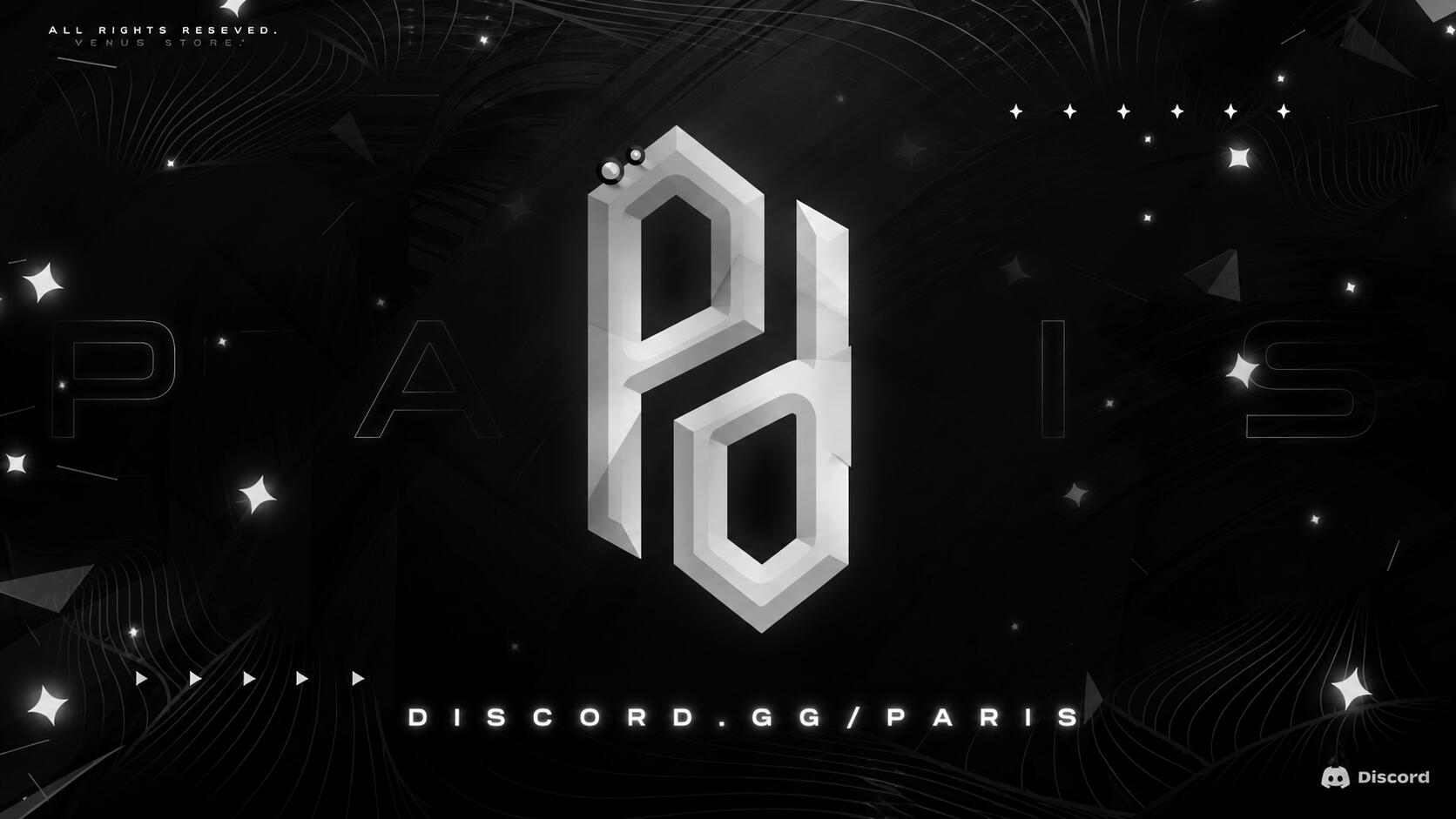 Discovery splash banner for Paris Community . Discord server