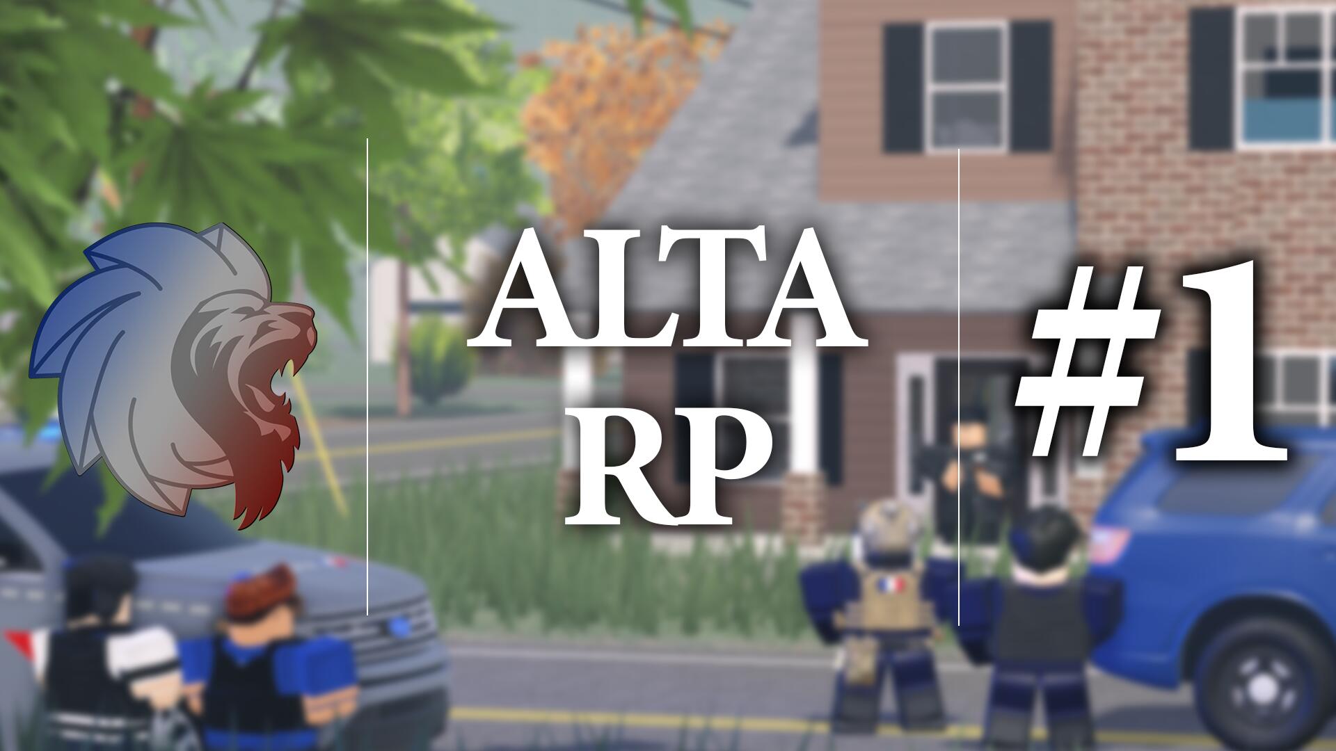 Discovery splash banner for Alta RP France | ER:LC Discord server