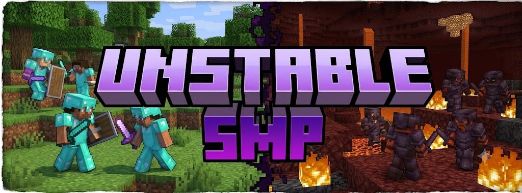 Discovery splash banner for Unstable Events Discord server