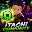 Discovery icon for ItachiCommunity 🇧🇷 | Roblox • Blox Fruits 🌊 Discord server